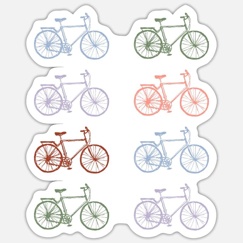 Vélos de trekking Sticker taille S (10 x 10 cm)