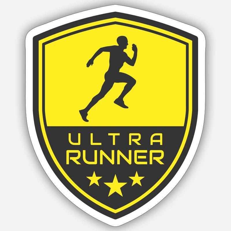 LOGO DE L’ULTRA RUNNER Sticker taille S (10 x 10 cm)