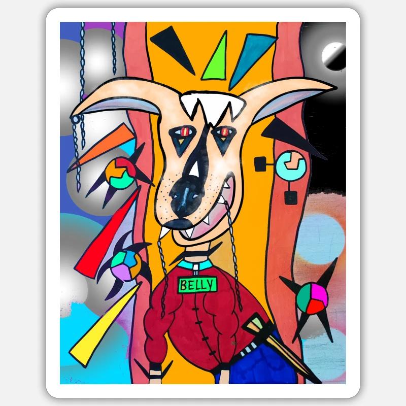 Sticker Größe S (10 x 10 cm) - 