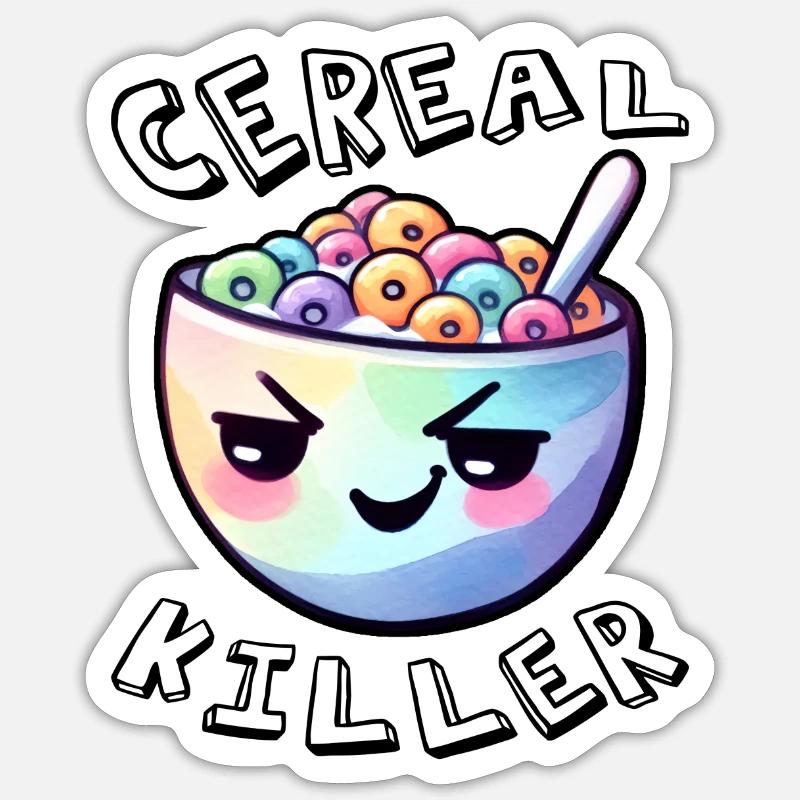 Getreide-Killer Sticker Größe S (10 x 10 cm)