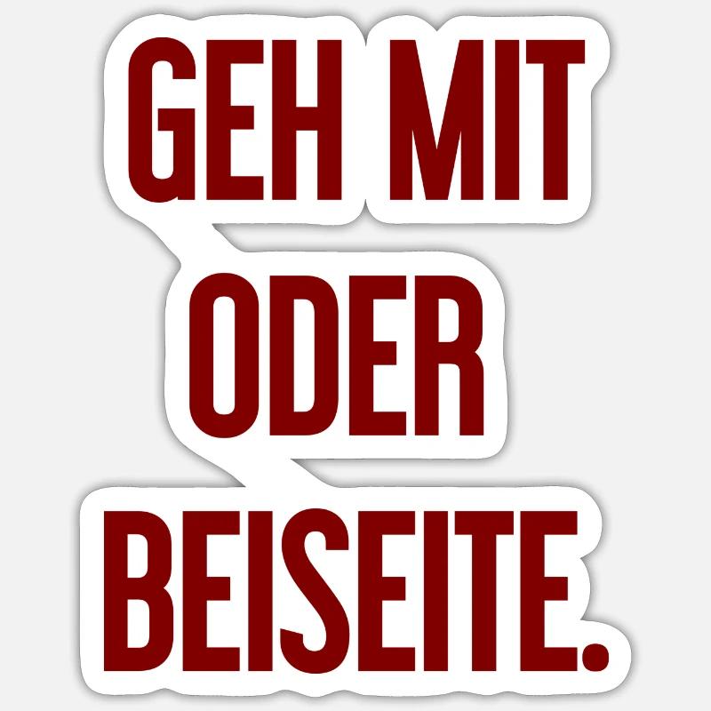 Sticker Größe S (10 x 10 cm) - 