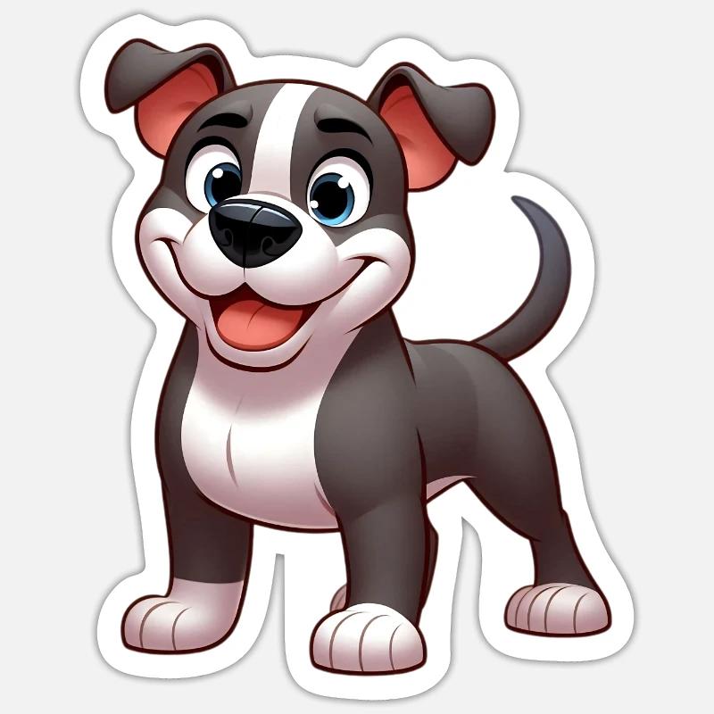 Pitbull 5 Sticker size S (10 x 10 cm)