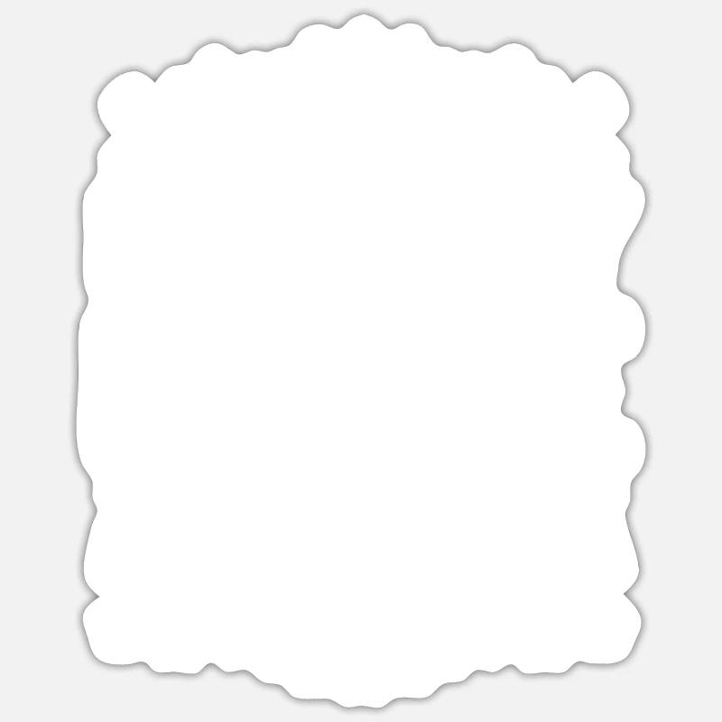 Mode vacances activé - Sticker taille S (10 x 10 cm) - blanc mat