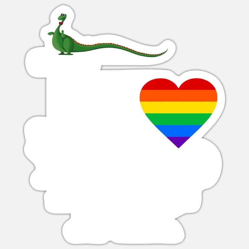 Lecker - Sticker Größe S (10 x 10 cm) - Mattweiß