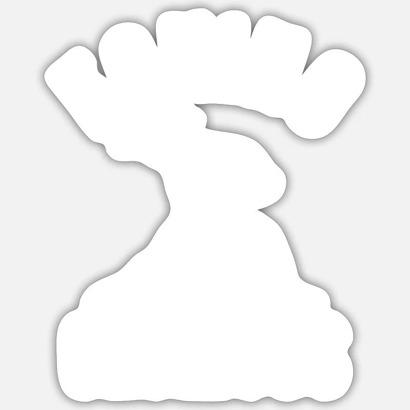 Cool baseball player Sticker size S (10 x 10 cm)