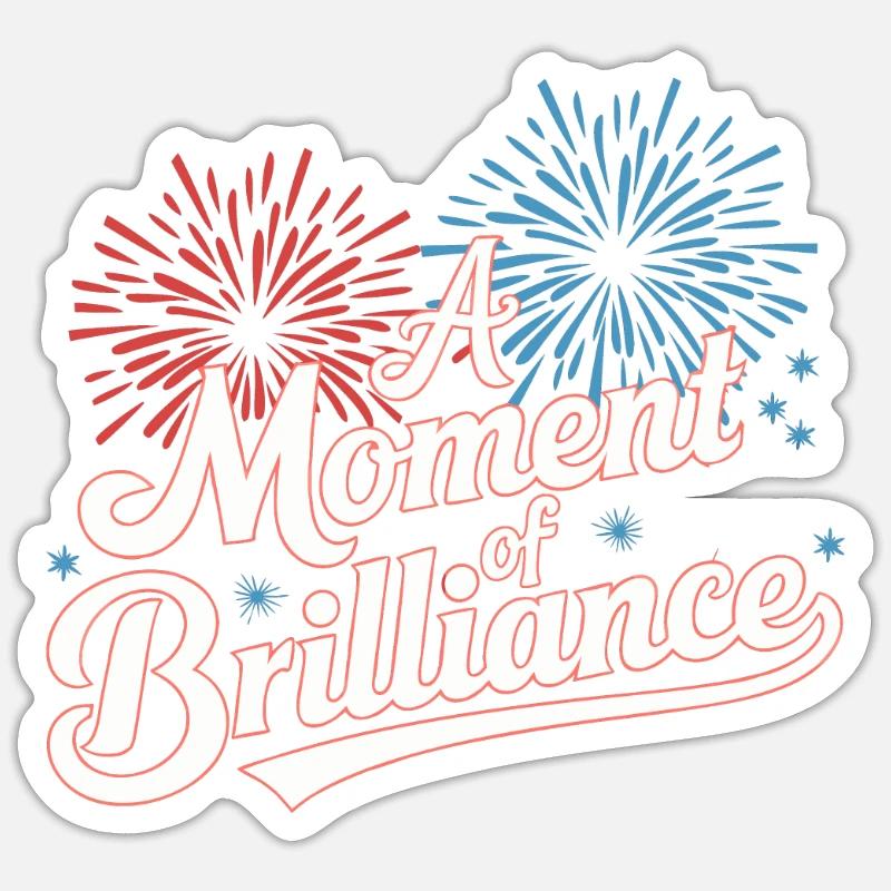 Pyrotechnics Fireworks Pyrotechnics - Sticker size S (10 x 10 cm) - white matte