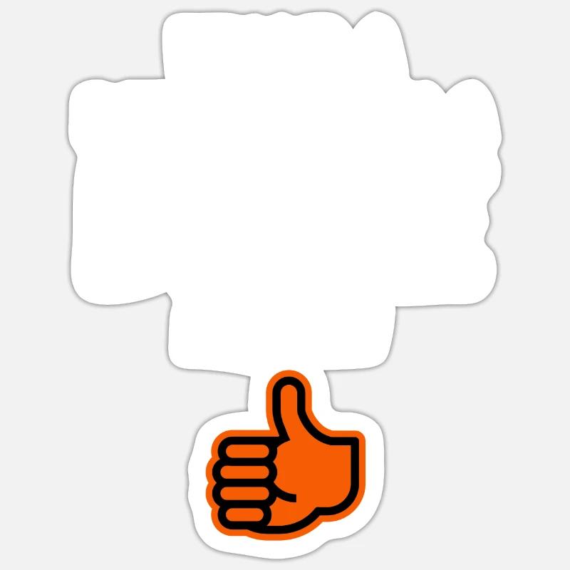 Dave - Sticker size S (10 x 10 cm) - white matte