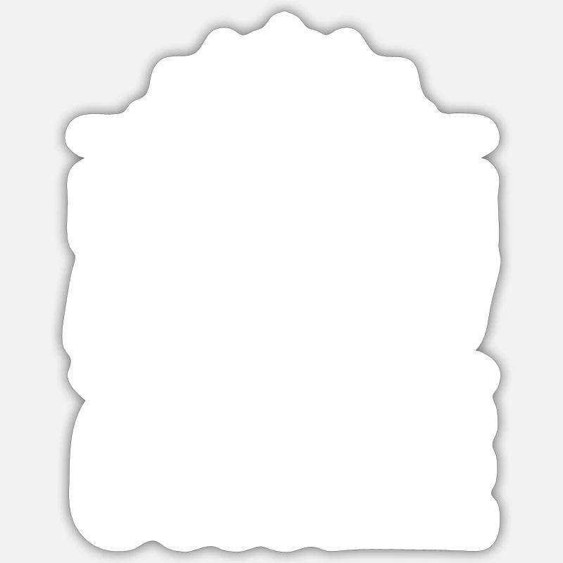 L'AUTHENTIQUE MAMAN - Sticker taille S (10 x 10 cm) - blanc mat