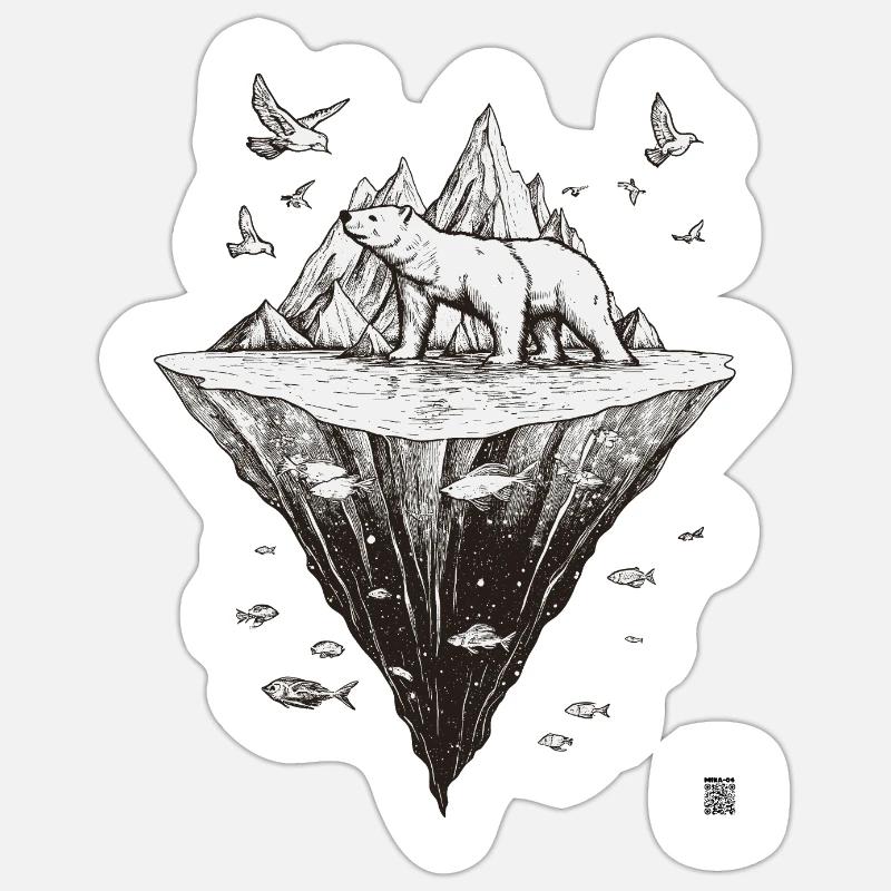 Sticker Größe S (10 x 10 cm) - 
