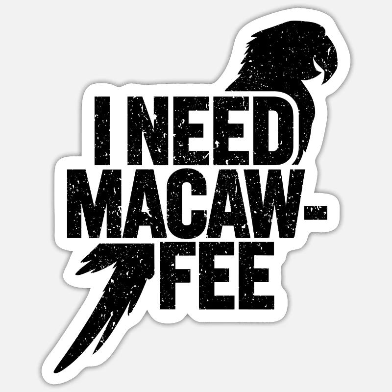 Tropical coffee request Sticker size S (10 x 10 cm)