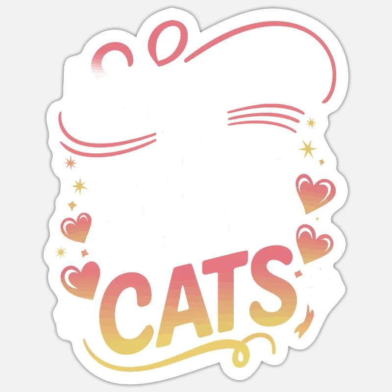 Introvert, antisocial, introvert - Sticker size S (10 x 10 cm) - white matte