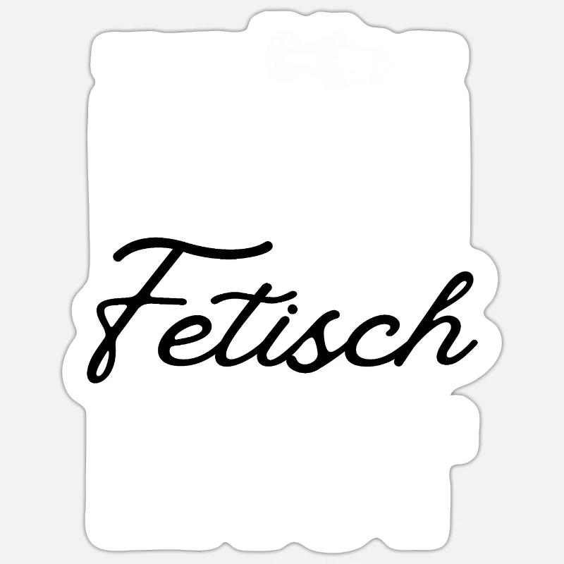 Freewheel Fetish White - Sticker size S (10 x 10 cm) - white matte