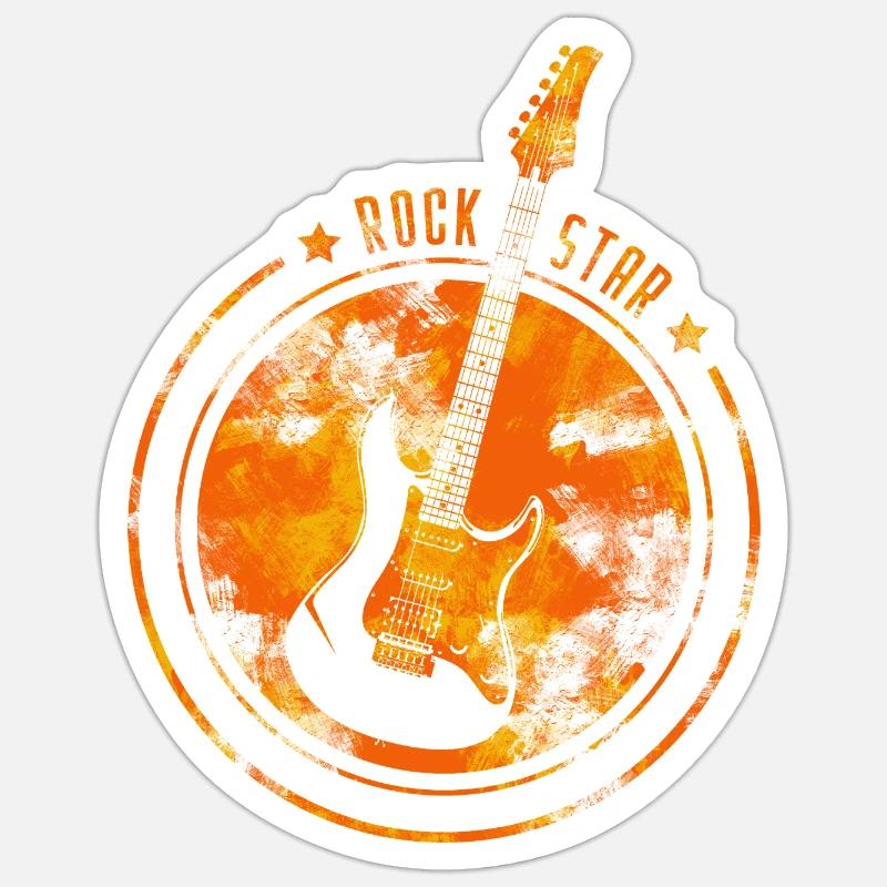 Orange - Sticker Größe S (10 x 10 cm) - Mattweiß