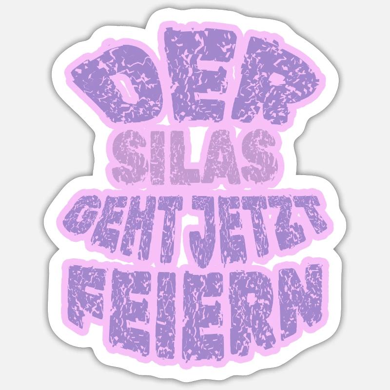 Silas Silas - Sticker size S (10 x 10 cm) - white matte