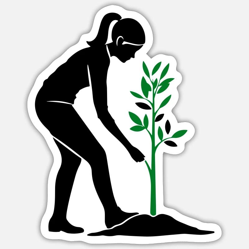 Tree Plants Nature Conservation Sticker size S (10 x 10 cm)