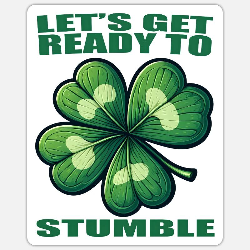 La Saint-Patrick Sticker taille S (10 x 10 cm)