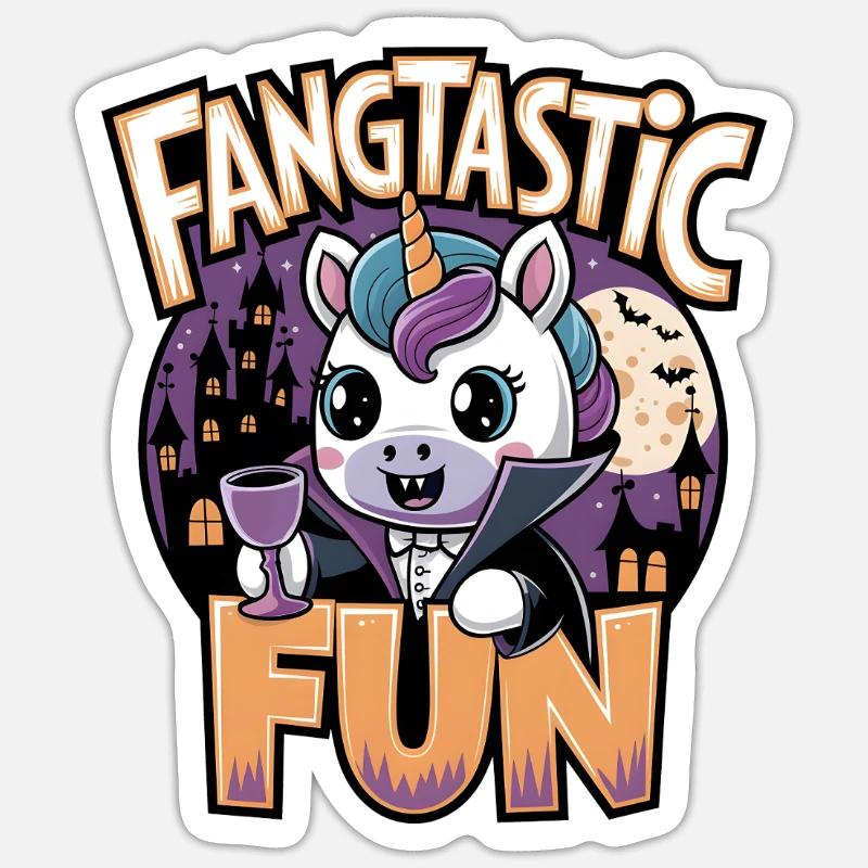 Fangtastic Fun Sticker size S (10 x 10 cm)