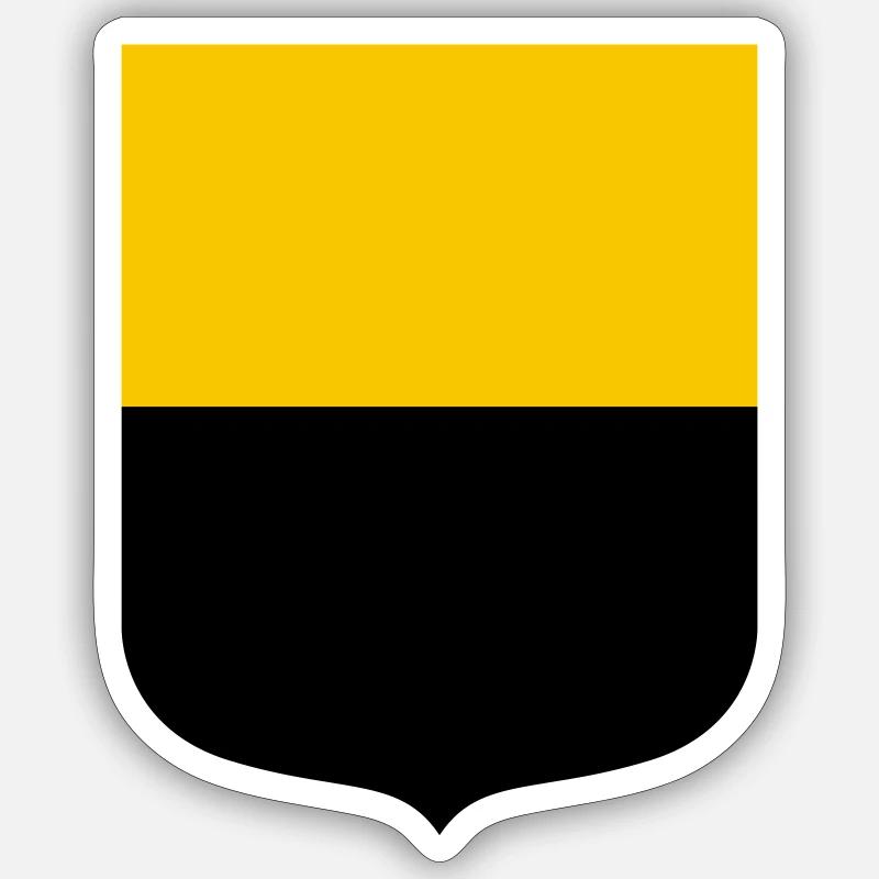 Saxe-Anhalt - Sticker taille S (10 x 10 cm) - blanc mat