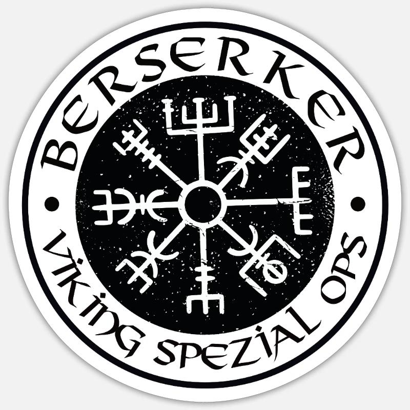Berserker Viking Spezial Ops Sticker Größe S (10 x 10 cm)