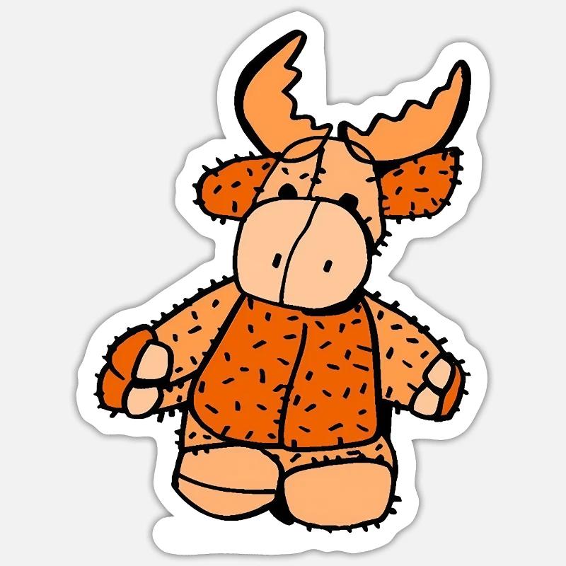 Elchi Button Sticker size S (10 x 10 cm)