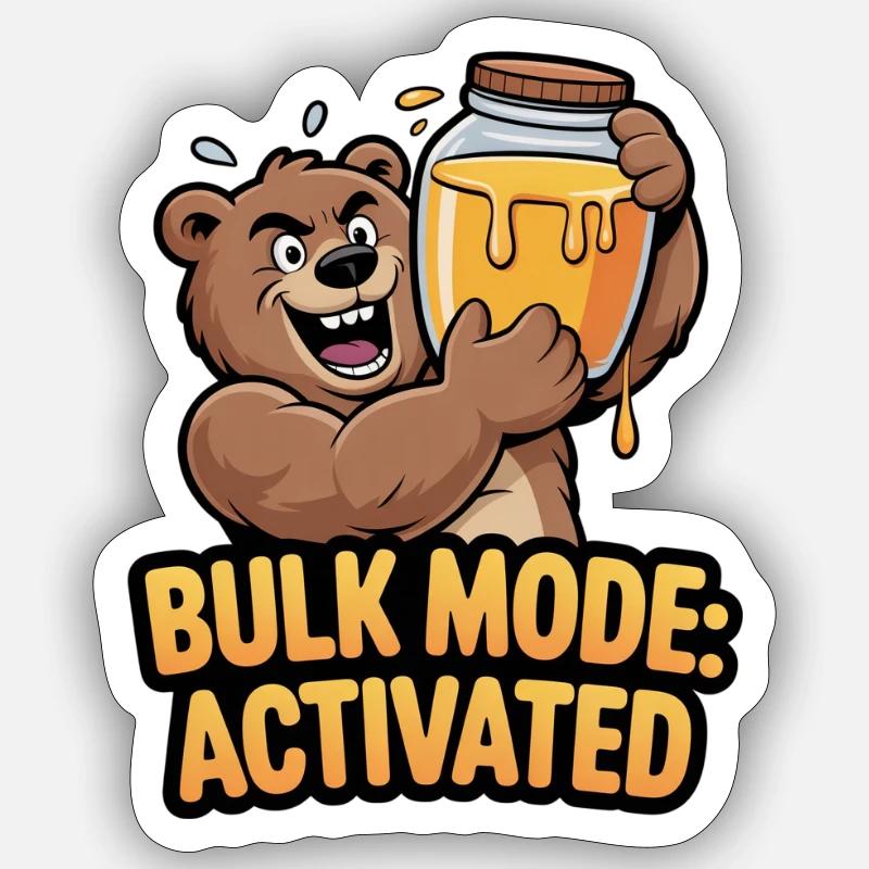 Bulk Mode activated - Sticker Größe S (10 x 10 cm) - Mattweiß