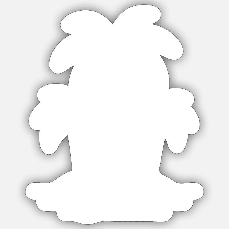 Palm Island Holidays - Sticker size S (10 x 10 cm) - white matte