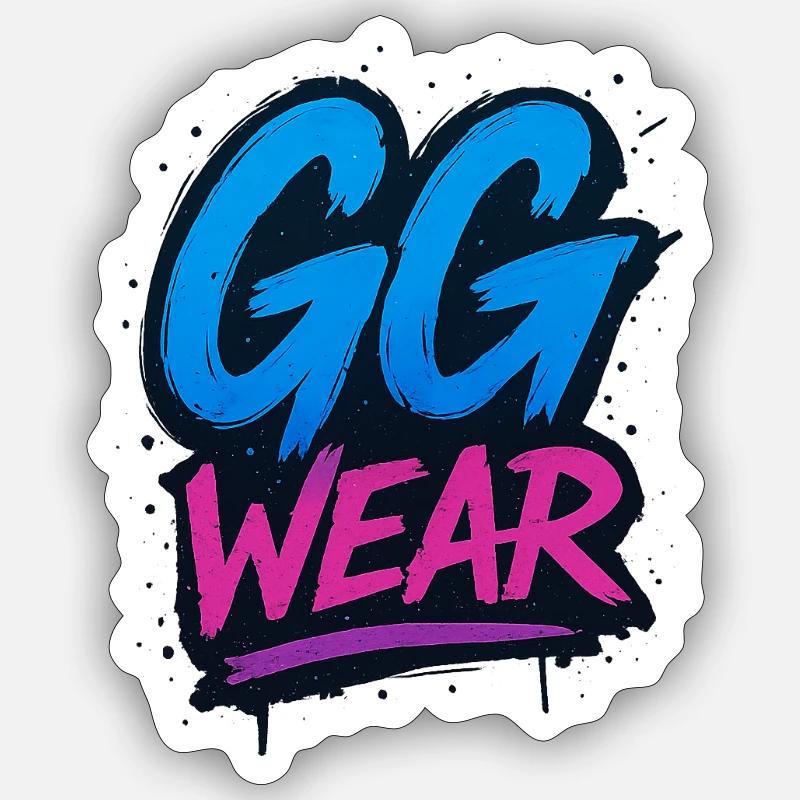 Graffiti Pulse Sticker size S (10 x 10 cm)