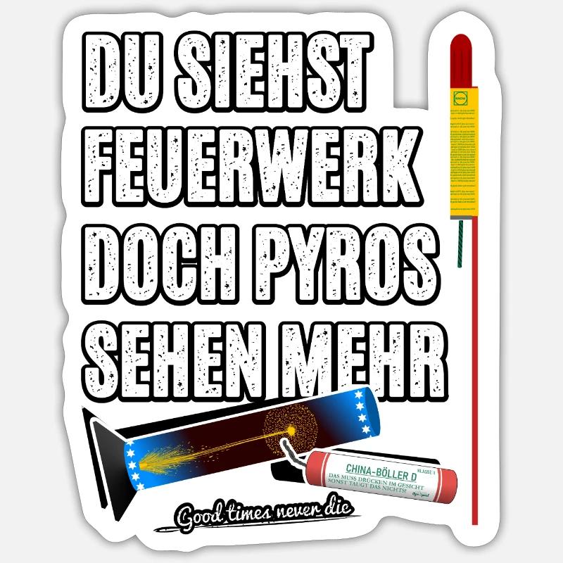 Sticker Größe S (10 x 10 cm) - 