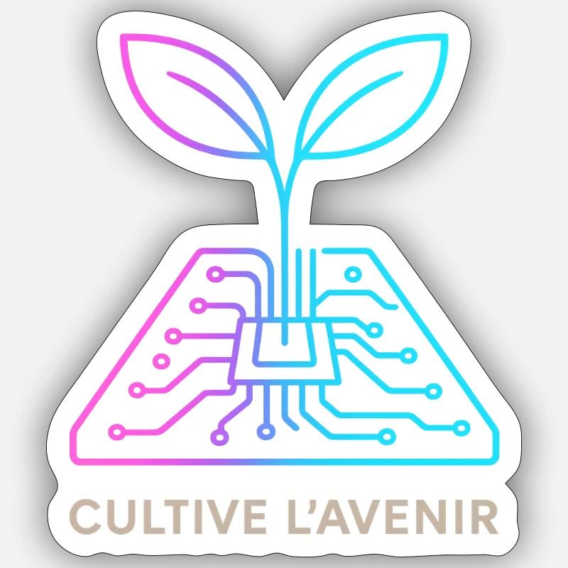 Sticker taille S (10 x 10 cm) - 