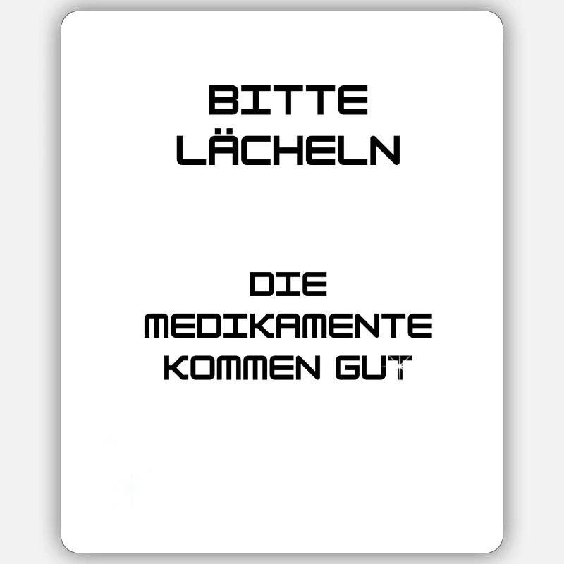 Keep Smiling Sticker Größe S (10 x 10 cm)