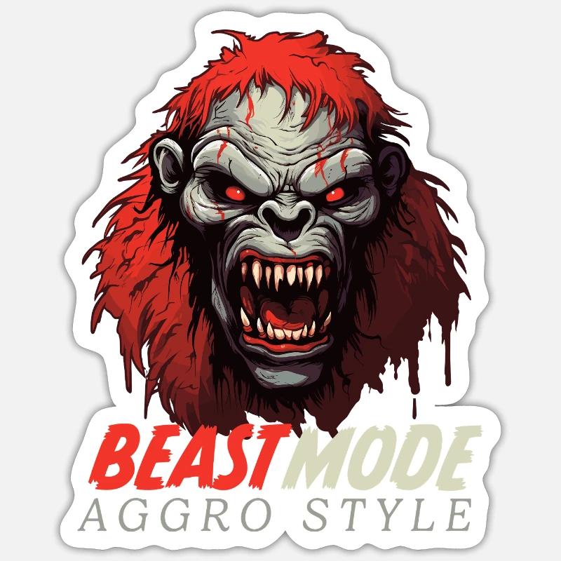Aggro Style Sticker size S (10 x 10 cm)