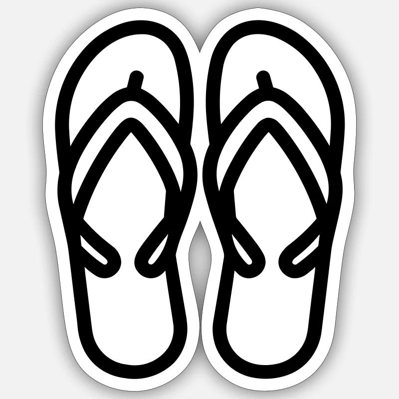tongue - Sticker taille S (10 x 10 cm) - blanc mat