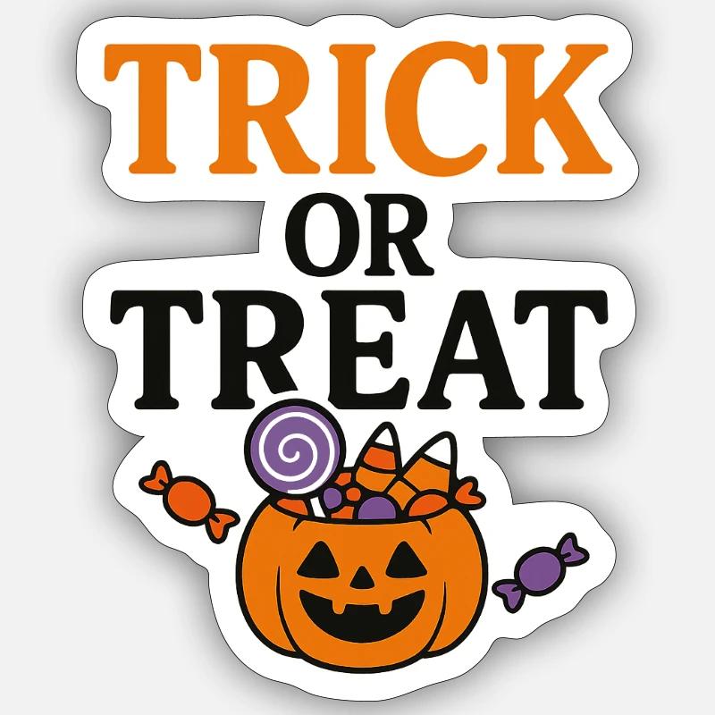 Halloween Theme - Sticker size S (10 x 10 cm) - white matte