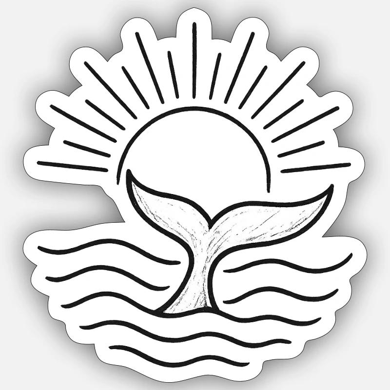 Wal Sticker Größe S (10 x 10 cm)
