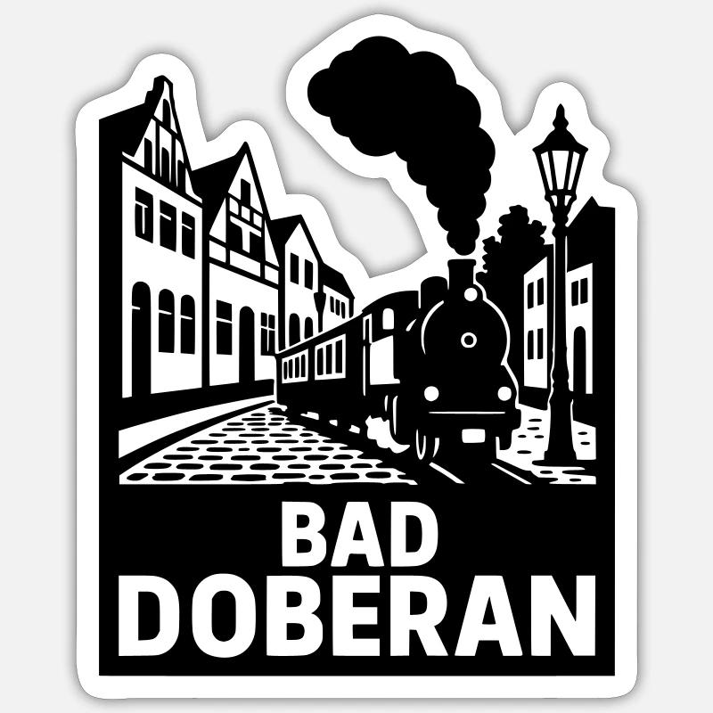 Bad Doberan Sticker size S (10 x 10 cm)