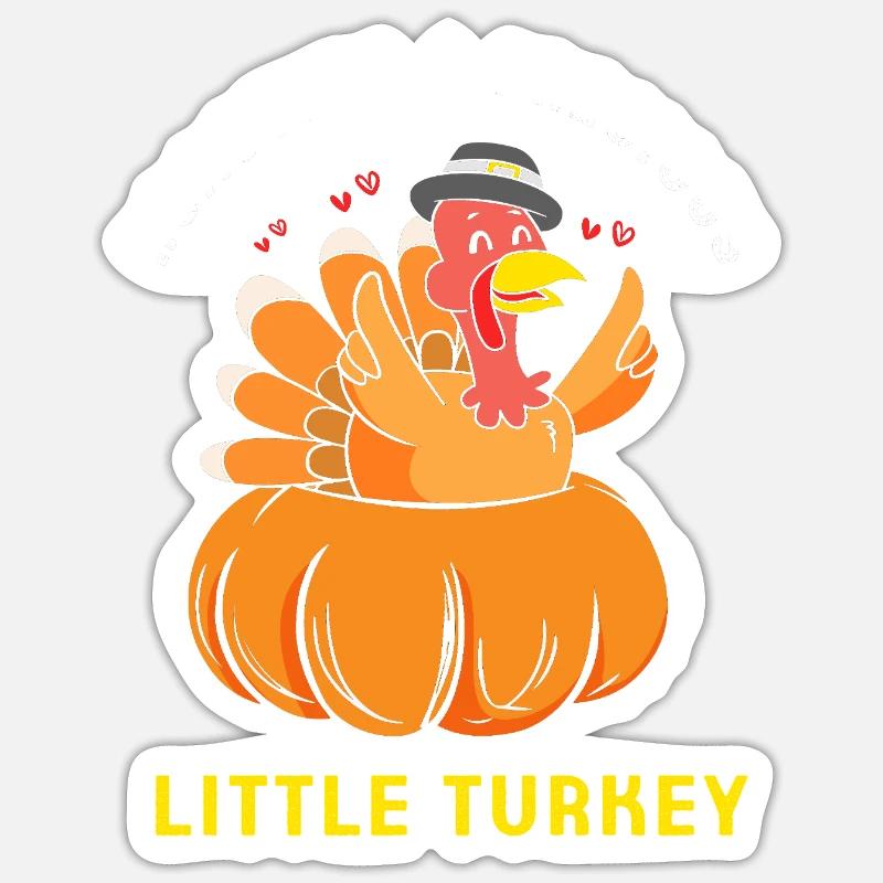 Thanksgiving Mama Mutter Oma Großmutter Sticker Größe S (10 x 10 cm)