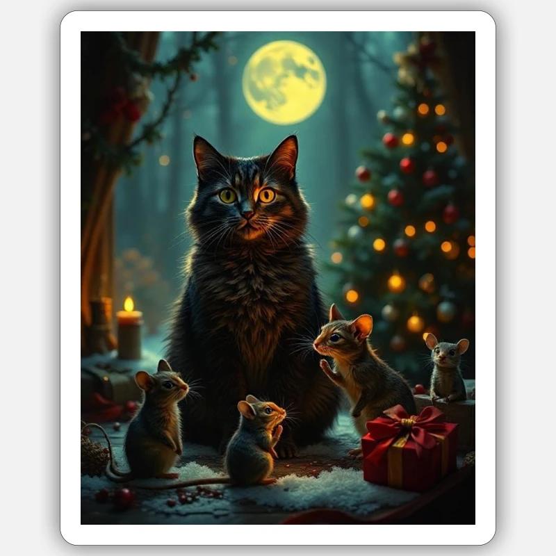 Didimaus - Sticker size S (10 x 10 cm) - white matte