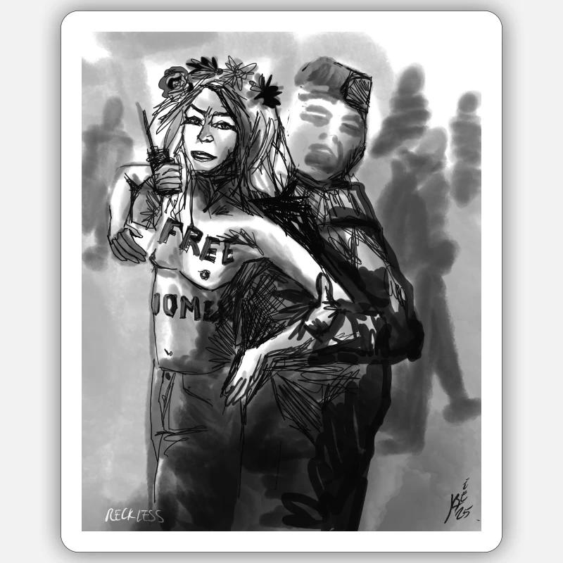 Sticker size S (10 x 10 cm) - 