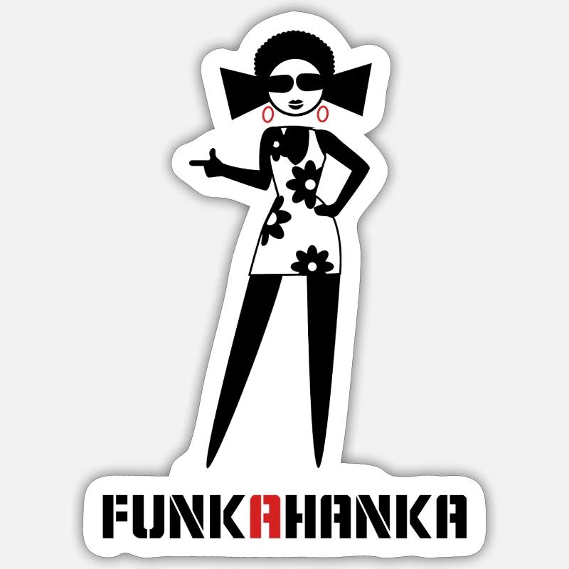 FUNK A HANKA Sticker size S (10 x 10 cm)