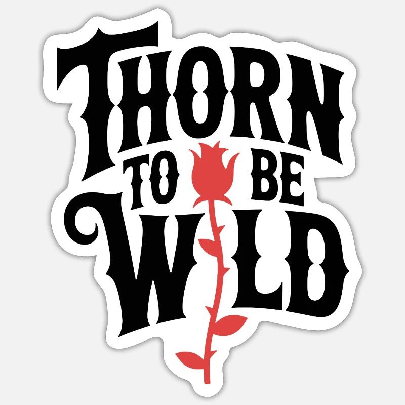 Cerf rose - Sticker taille S (10 x 10 cm) - blanc mat