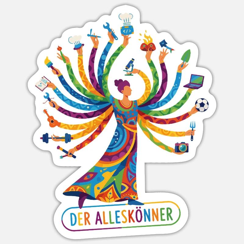 Sticker Größe S (10 x 10 cm) - 
