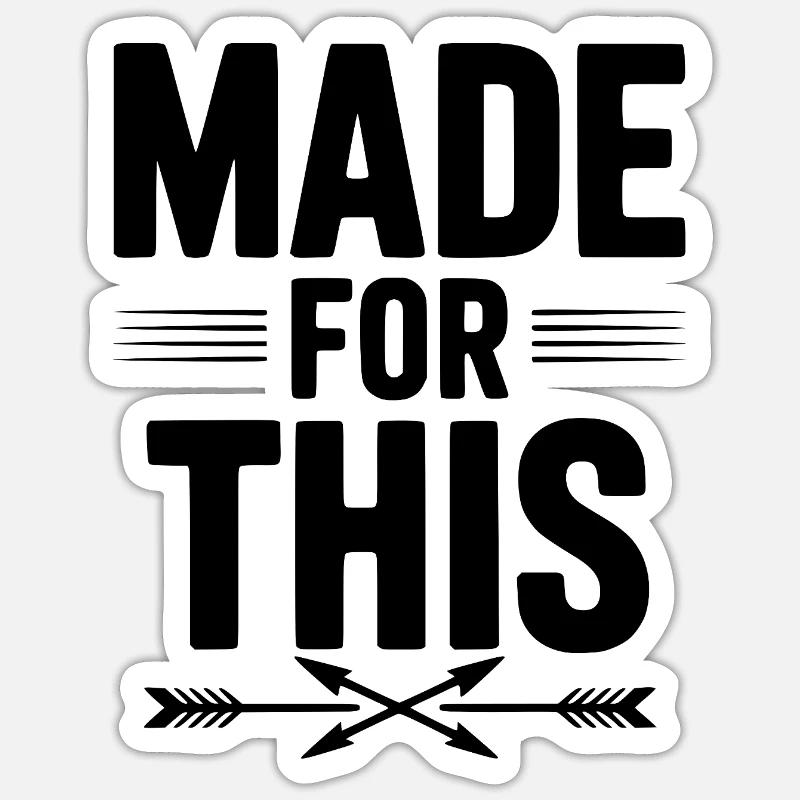 Faits pour ça Sticker taille S (10 x 10 cm)