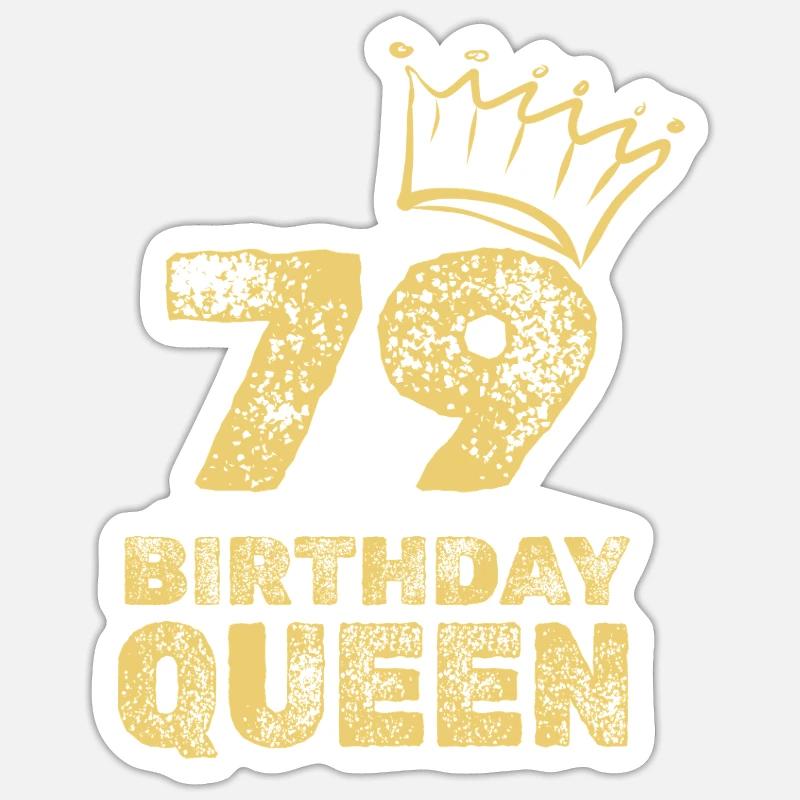79 - Sticker size S (10 x 10 cm) - white matte