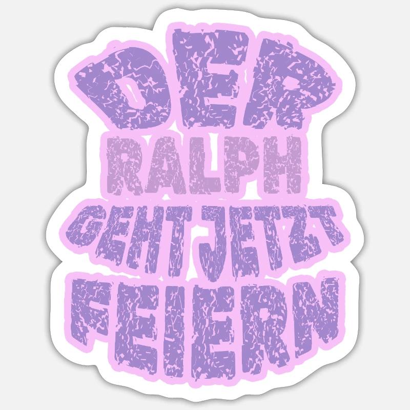 Dégueuler - Sticker taille S (10 x 10 cm) - blanc mat