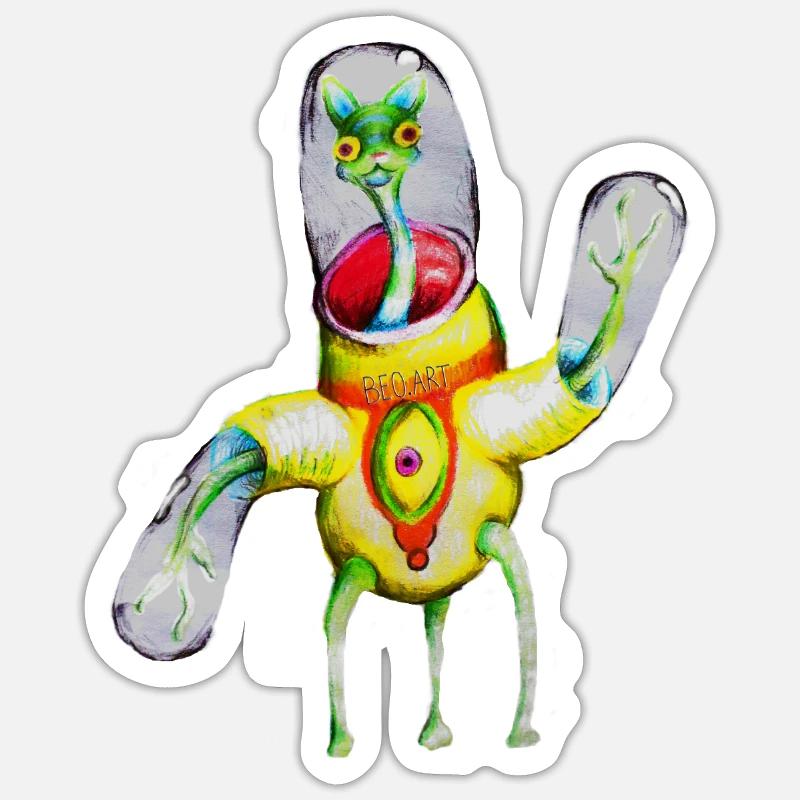 Sticker taille S (10 x 10 cm) - 