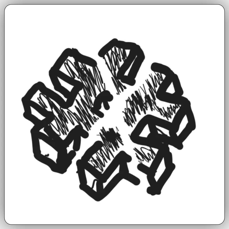 Hashtag Sticker Größe S (10 x 10 cm)