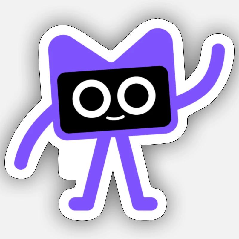 Kodee kotlin mascotte Sticker formato S (10 x 10 cm)