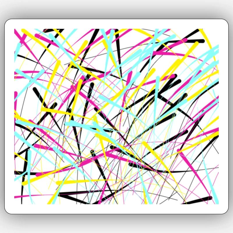 Bunt Sticker Größe S (10 x 10 cm)