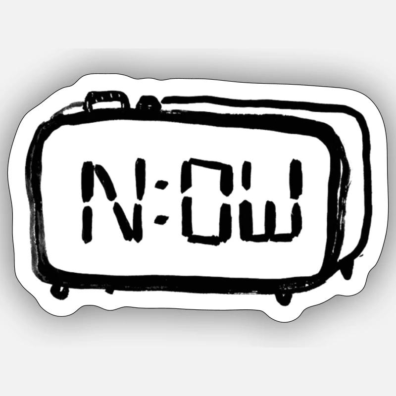 Now Sticker Größe S (10 x 10 cm)