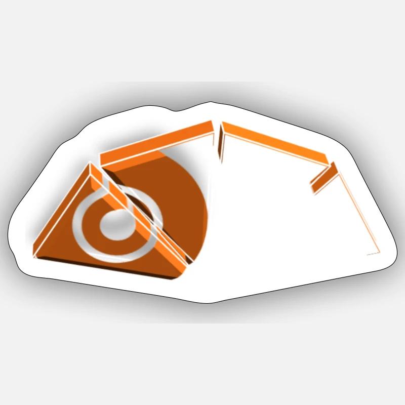 Triangle stock Sticker size S (10 x 10 cm)